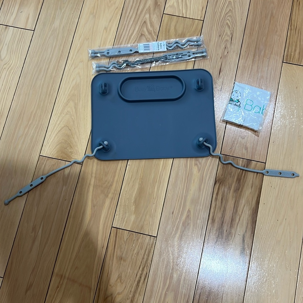Busy Baby Mat with wipe cloth and extra tethers